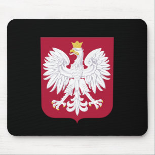 Polish Eagle Red Shield Mouse Mat