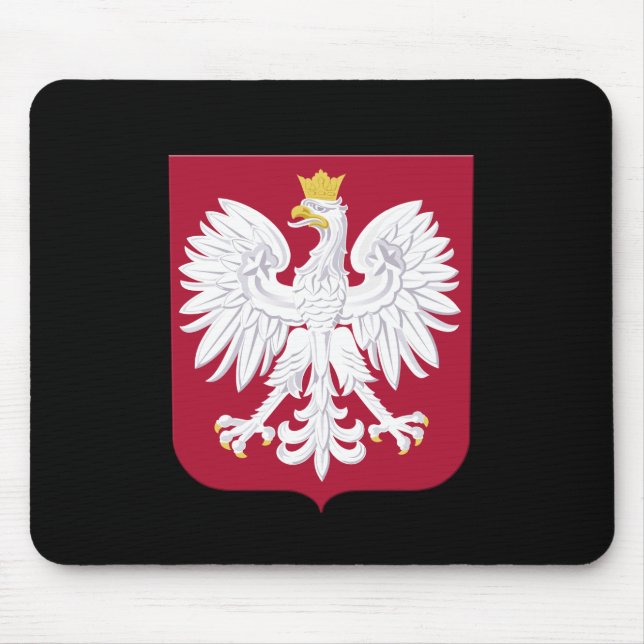 Polish Eagle Red Shield Mouse Mat (Front)