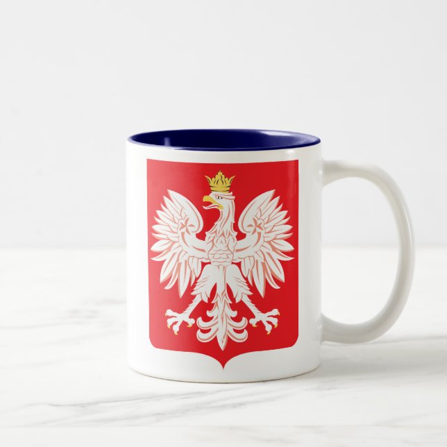 Polish Eagle Red Shield Mug (Right)