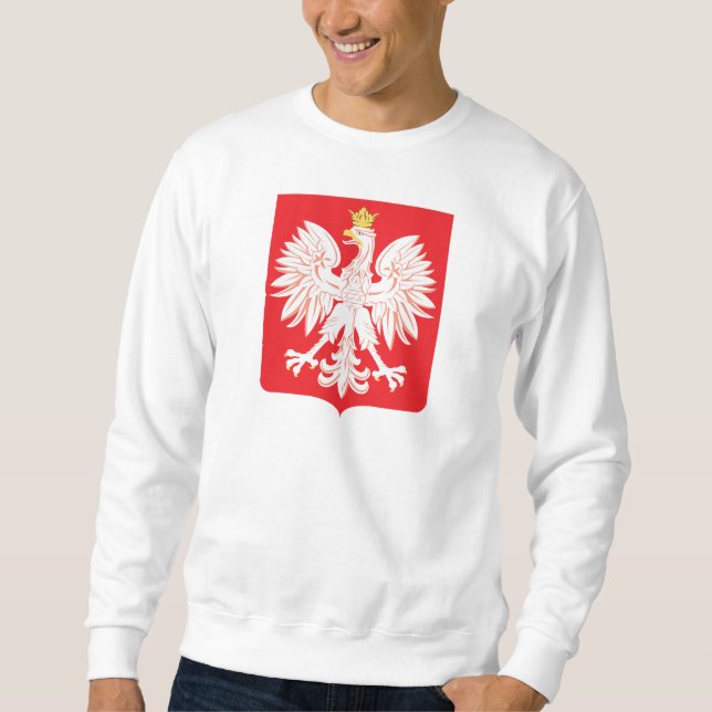 Polish Eagle Red Shield Sweatshirt (Front)