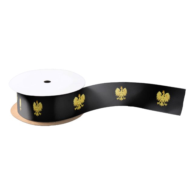 Polish eagle satin ribbon (Spool)