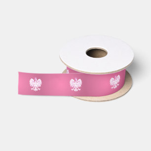Polish eagle satin ribbon