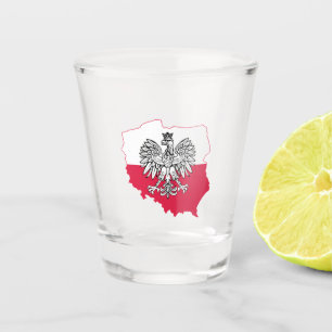 Polish Eagle Shot Glass