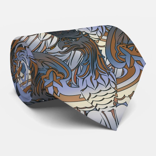 Polish Eagle Tie (Rolled)