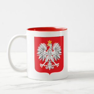 Polish-Eagle Two-Tone Coffee Mug