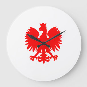 Polish Eagle Wall Clock