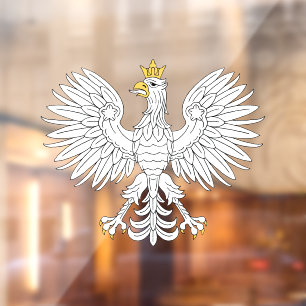 Polish Eagle Window Cling
