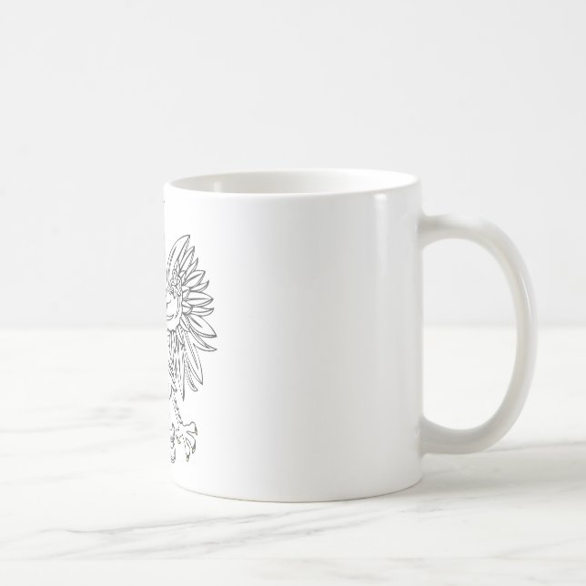 Polish Eagle With Gold Crown Coffee Mug (Right)