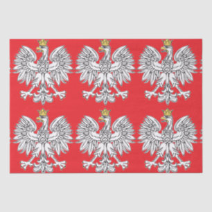Polish Eagle With Gold Crown Tissue Paper