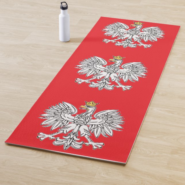 Polish Eagle With Gold Crown Yoga Mat (In Situ)