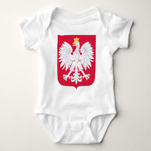 Polish Emblem - Poland Shield - Polska Herb Polski Baby Bodysuit