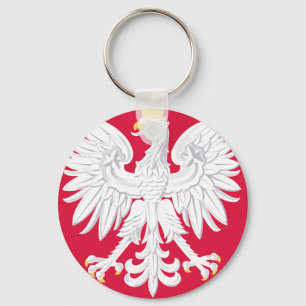 Polish Emblem - Poland Shield - Polska Herb Polski Key Ring