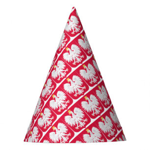Polish Emblem - Poland Shield - Polska Herb Polski Party Hat