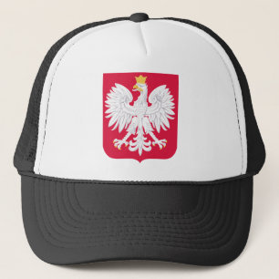 Polish Emblem - Poland Shield - Polska Herb Polski Trucker Hat