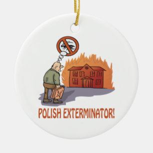 Polish Exterminator Ceramic Tree Decoration