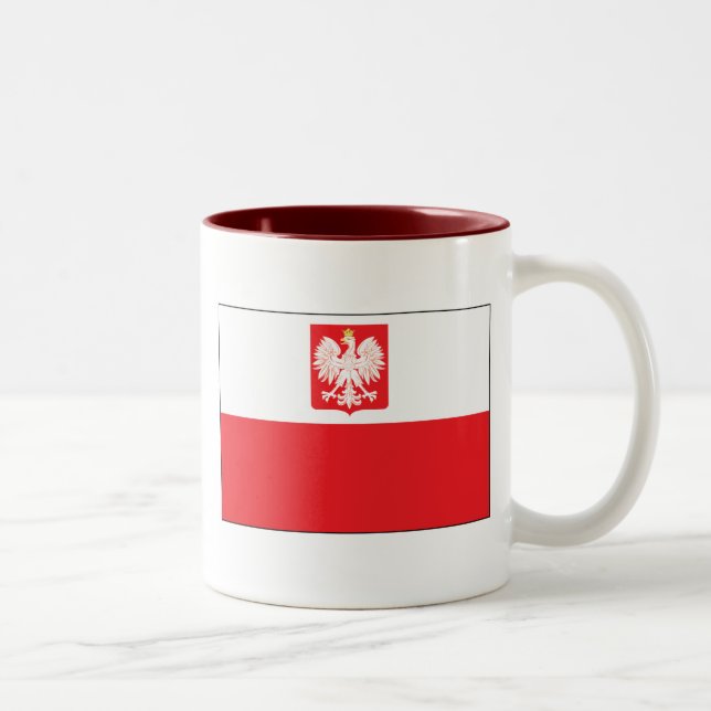 Polish Falcon Flag Mug (Right)