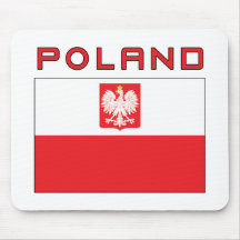 Polish Falcon Flag With Poland