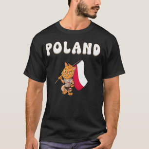Polish Fan Poland Cat T-Shirt