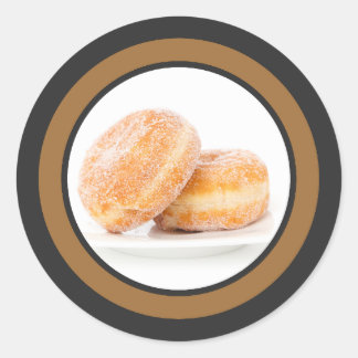 Polish Fat Thursday Happy Paczki Day  Classic Round Sticker