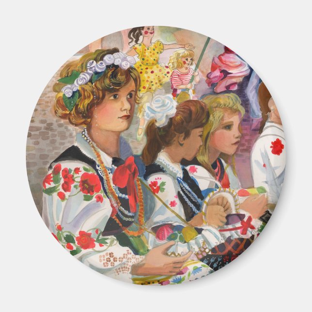 Polish Festival Magnet (Front)