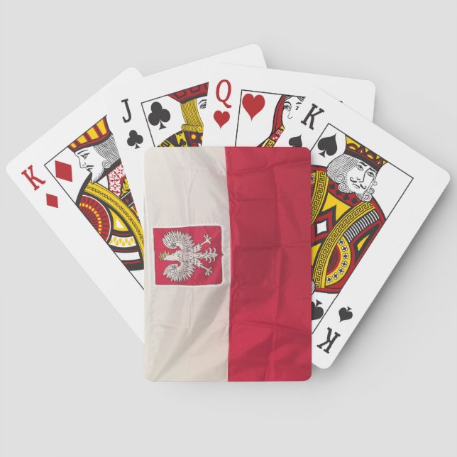 POLISH FLAG AND EAGLE PLAYING CARDS 2 (Back)