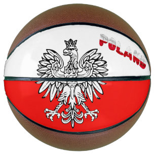 Polish flag basketball