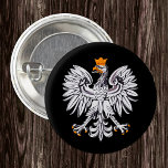 Polish Flag, Eagle & Poland fashion /sports 3 Cm Round Badge<br><div class="desc">Keychains: Poland & Eagle, Polish Flag fashion - love my country, travel, holiday gifts, national patriots / sports fans</div>