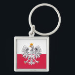 Polish flag & Eagle, Poland holiday, travel/sports Key Ring<br><div class="desc">Keychains: Poland & Eagle,  Polish Flag fashion - love my country,  travel,  holiday gifts,  national patriots / sports fans</div>