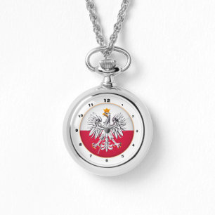 Polish Flag & Eagle, Poland trendy fashion /design Watch