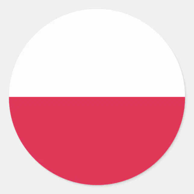 POLAND Polish Shield Bumper Sticker - 4" Vinyl Decal For Car, Laptop, Helmet & More