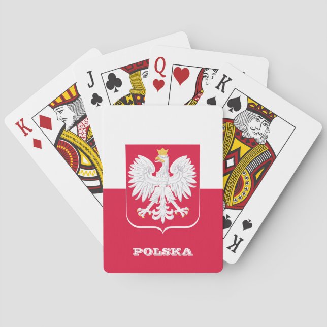 Polish Flag Games, Poland Playing Cards (Back)