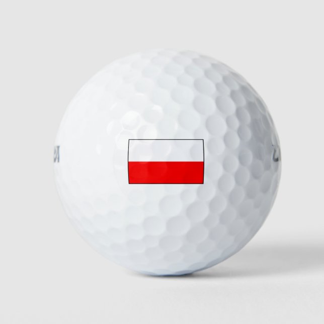 Polish Flag Golf Balls (Front)