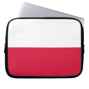 Polish Flag Laptop Sleeve