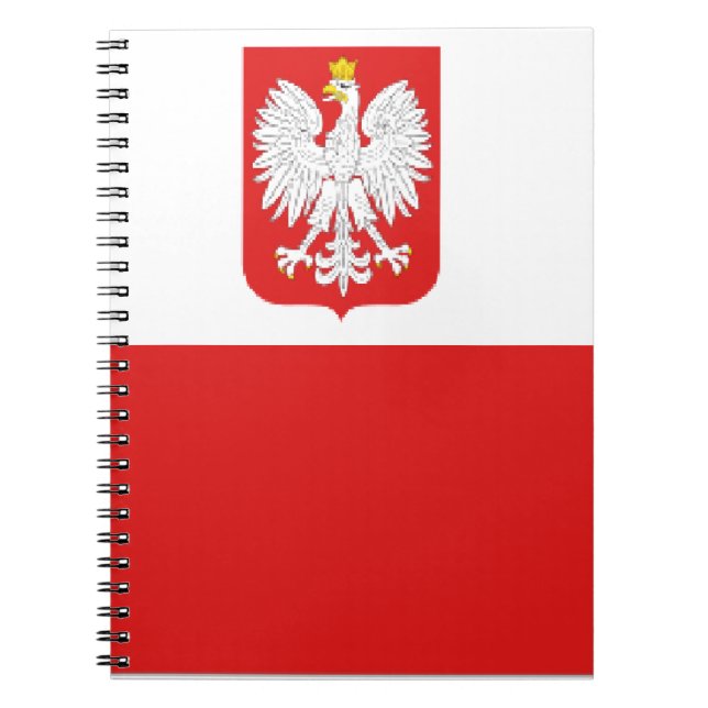 polish flag notebook (Front)