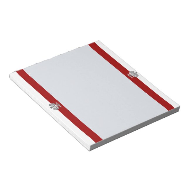 Polish flag notepad (Angled)