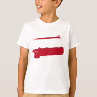 Polish Flag Painted T-Shirt