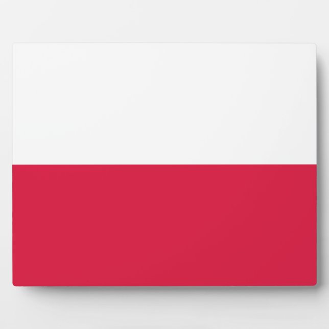 Polish Flag Plaque (Front)