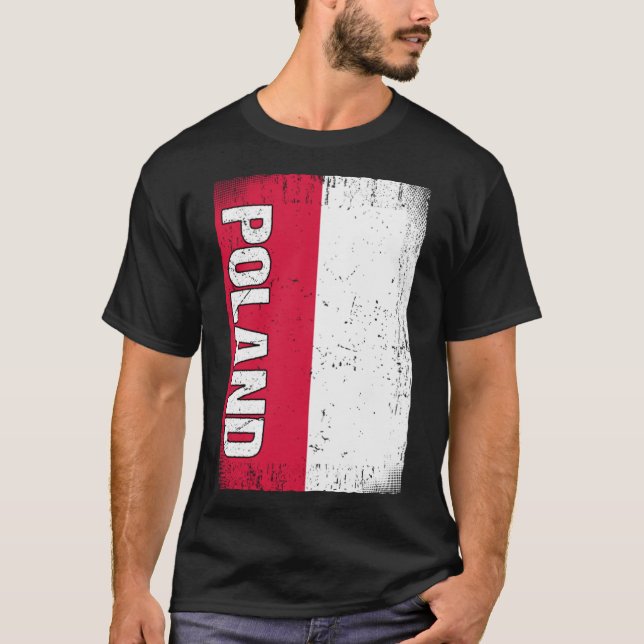 Polish Flag Poland  1 T-Shirt (Front)