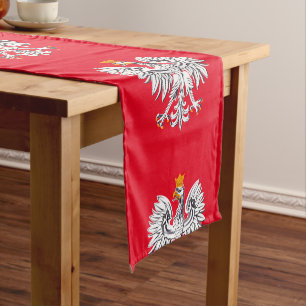 Polish Flag & Poland fashion home /sport fans Short Table Runner
