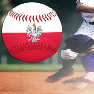 Polish Flag & Poland sports /Polska Baseball Balls