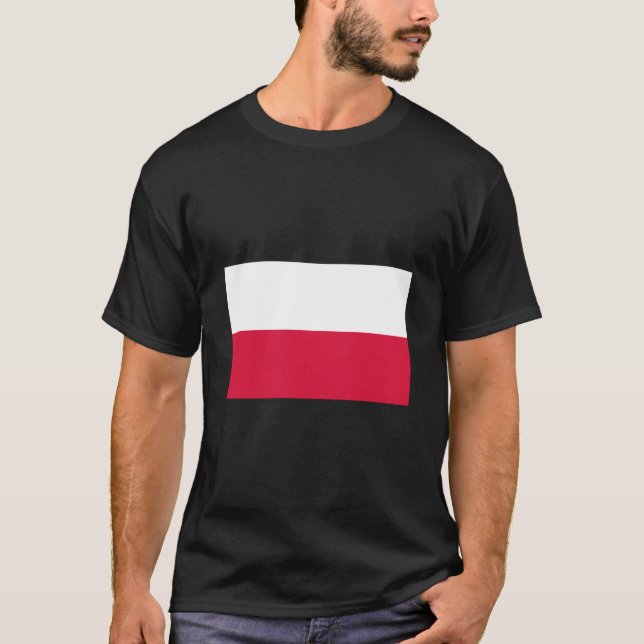 Polish Flag (Poland) T-Shirt (Front)