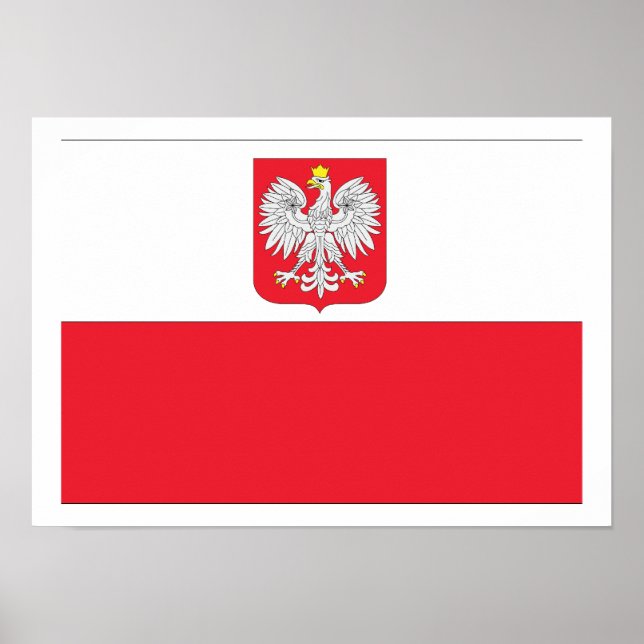 Polish Flag Poster (Front)