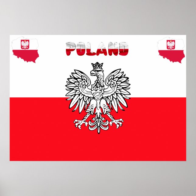 Polish flag poster (Front)