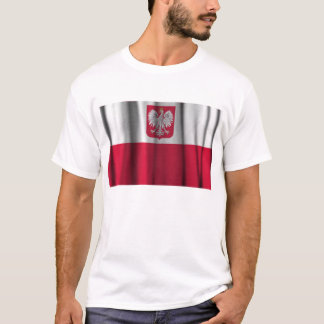 Polish Flag wave shirts