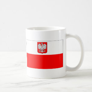Polish Flag With Eagle Coffee Mug