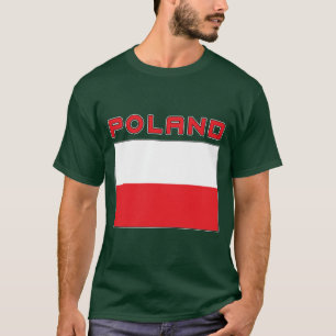 Polish Flag With Poland T-Shirt