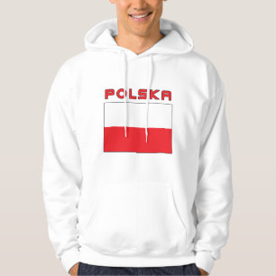Polish Flag With Polska Hoodie