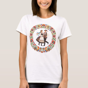 Polish Folk Dance Wycinanki T-Shirt