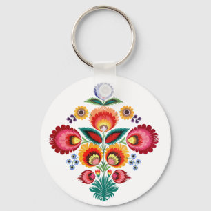 Polish Folk Key Ring