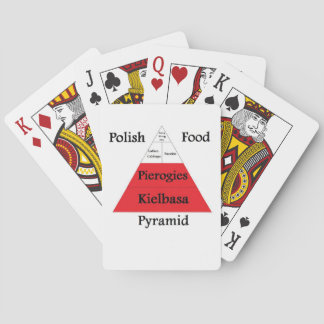 Polish Food Pyramid Playing Cards